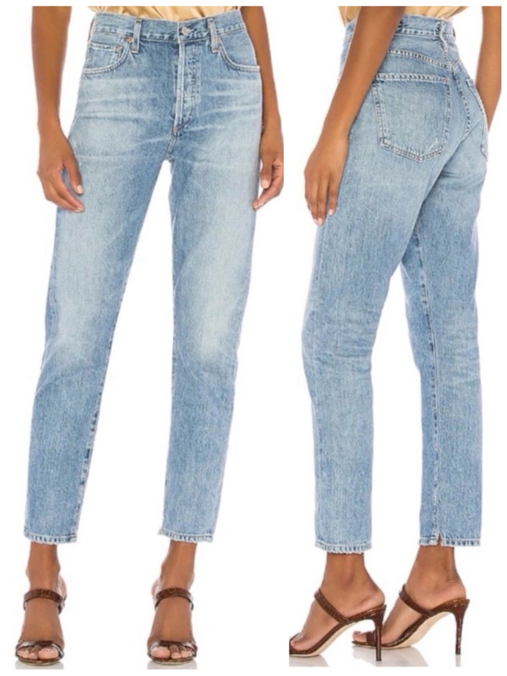 CITIZENS OF HUMANITY Women’s Size 27 Liya High Rise Classic Fit Crop Jeans